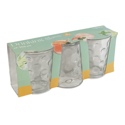Meekes | Mirel drinking glass 200 ml set of 3