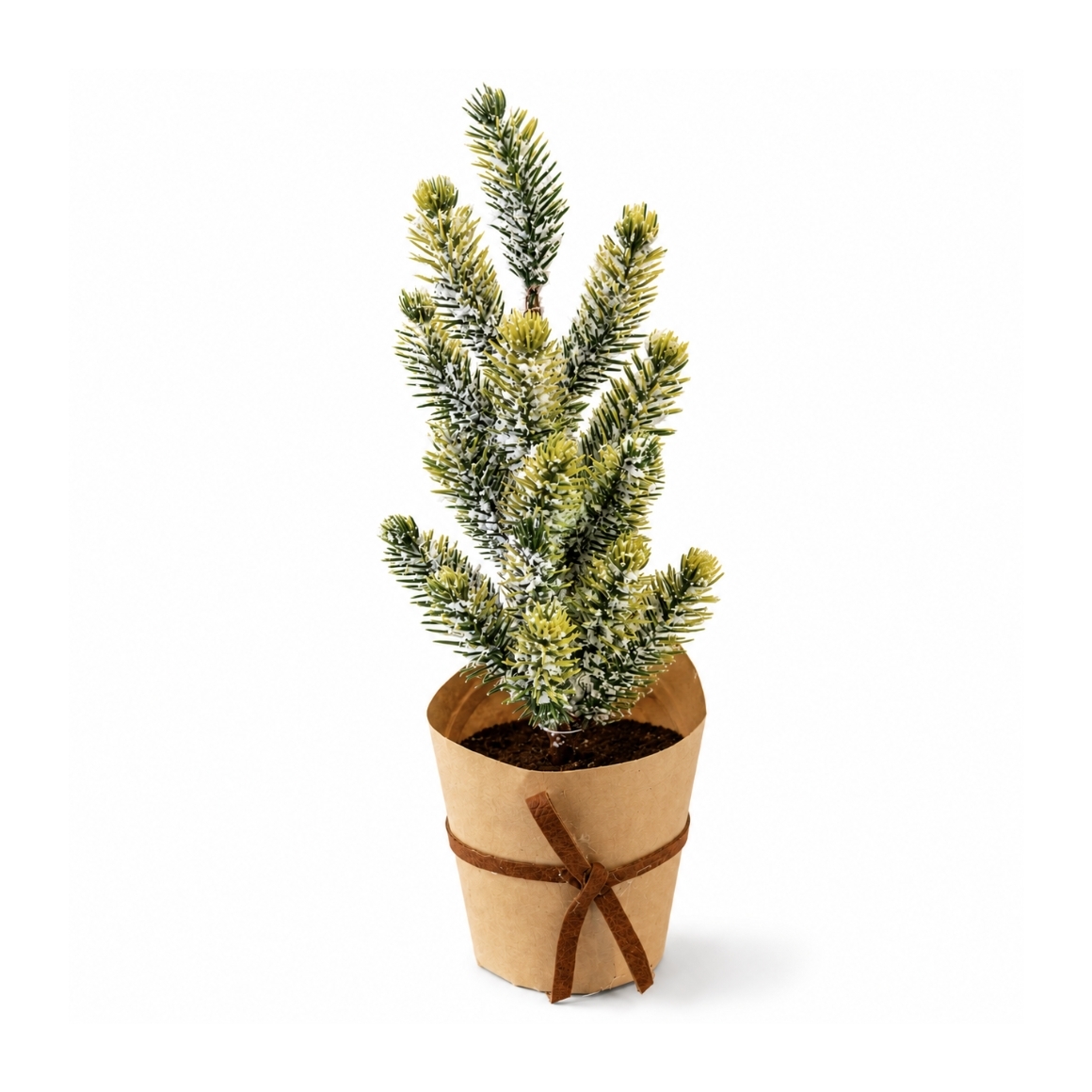 Albero di Natale in vaso di carta kraft da 22 cm